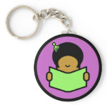 Afro Reader - Keychain