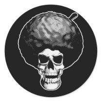 Afro Skull stickers
