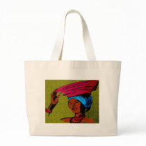AFRO WOMAN CANVAS BAG