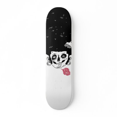 afro zombie skateboard decks by fo3the13th
