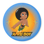 AfroBoy! Refrigerator Magnet