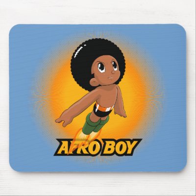 AfroBoy! Mouse Mats by VectorSmith
