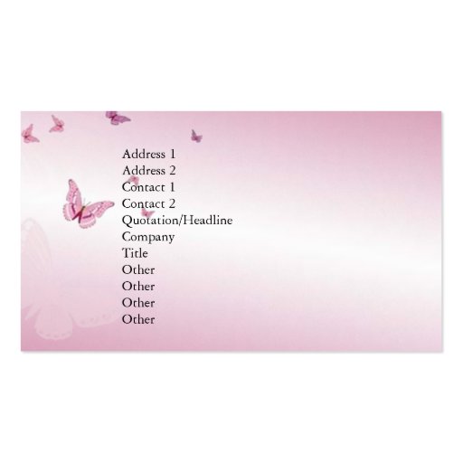 Afrocentric Dancer Ballerina Professional Stylist Business Card Templates (back side)