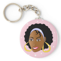 AfroGirl.ai Key Chain