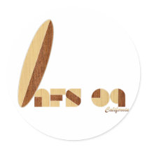 AFS Surfs 09 Round Sticker