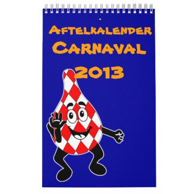 Aftelkalender carnaval 2013 calendars by druppels
