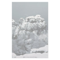 After a snow storm, Russia Personalized Stationery