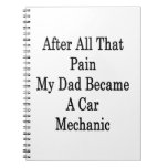 After All That Pain My Dad Became A Car Mechanic Notebooks