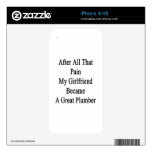 After All That Pain My Girlfriend Became A Grea Pl iPhone 4 Skins