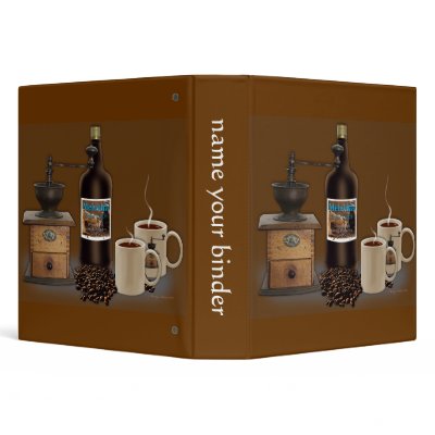 After Dinner Coffee 1.5" Binder by wizardmarilyn