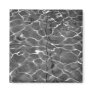 After Hockney - Black & White: Light on water Refrigerator Magnets