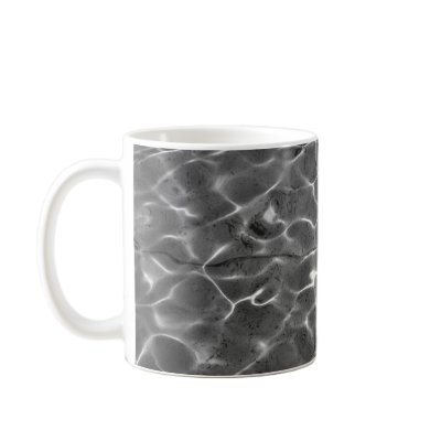 After Hockney - Black & White: Light on water Mug by RocklawnArts