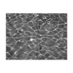 After Hockney - Black & White: Light on water Postcards
