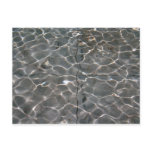 After Hockney: Light patterns on water Postcard