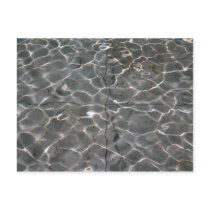 After Hockney: Light patterns on water Postcard