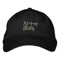 After Math embroidered hats
