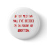 "After meeting you..." Button