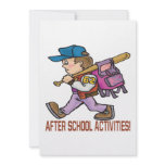 After School Activities Invitations