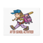 After School Activities Post Card