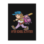 After School Activities Postcard