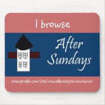 After Sundays blog mousepad by sydneygz After Sundays blog mousepad