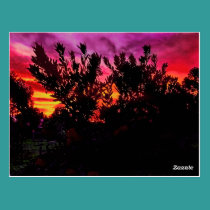 After sunset glow, postcard postcards
