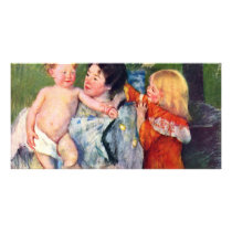 After The Bath By Cassatt Mary (Best Quality) Custom Photo Card