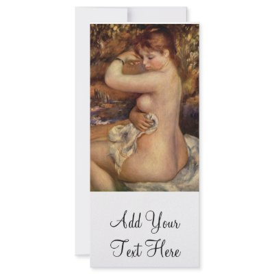 'After the Bath' Rack Card Design by artthroughtheages