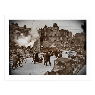 After the Bombing of London Postcard