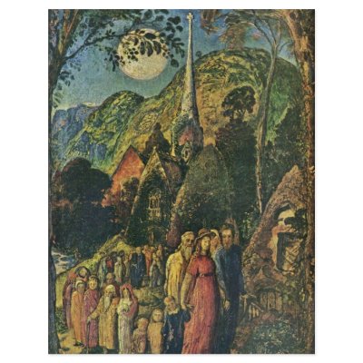 After The Evening Service By Palmer Samuel Flyer Design by Artcollection