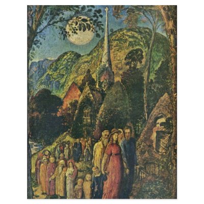 After The Evening Service By Palmer Samuel Letterhead by Artcollection
