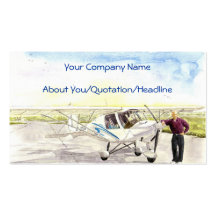 'After the Flight' Profile Card Business Card
