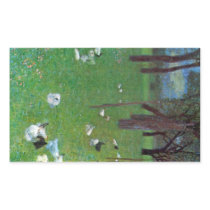 After the rain  by Klimt Rectangular Stickers