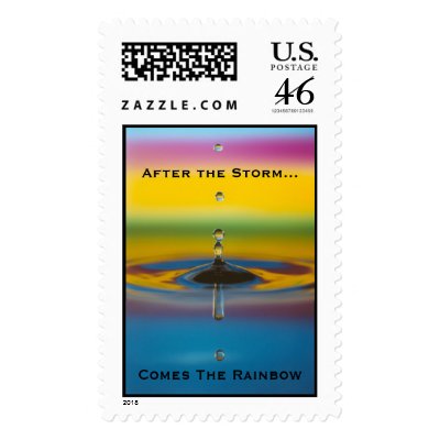 After the storm, comes a rainbow stamp by skphotos