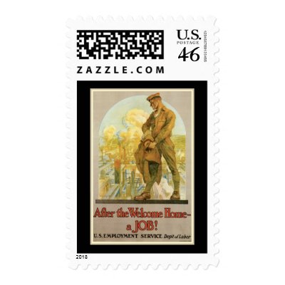 After The Welcome Home A Job Postage by Vintage_Mall