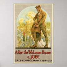 After The Welcome Home A Job Posters