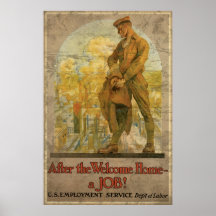 After The Welcome Home A Job Print