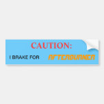 Afterburner Bumpersticker Bumper Sticker