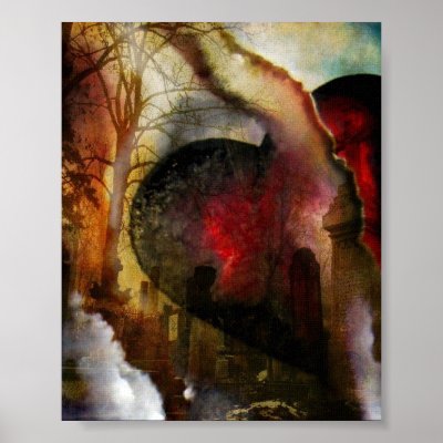 Afterlife of Love Print by miriammelans