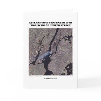 Aftermath Of September 11th World Trade Center card