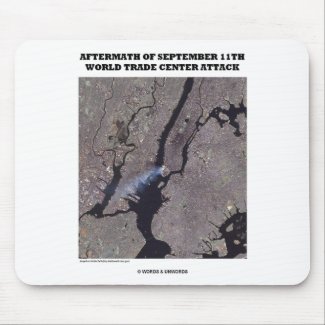Aftermath Of September 11th World Trade Center mousepad