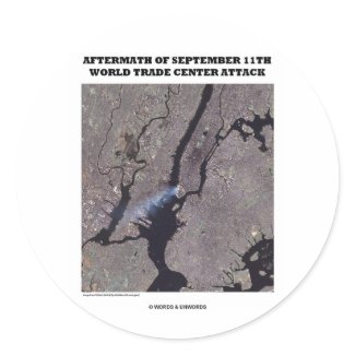 Aftermath Of September 11th World Trade Center sticker