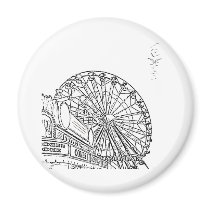 Afternoon at the Carnival Refrigerator Magnets