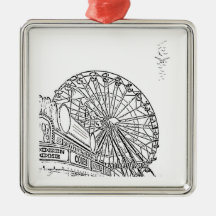 Afternoon at the Carnival Ornament