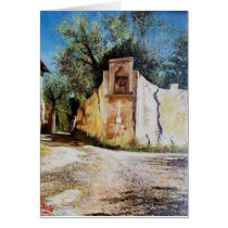 AFTERNOON IN RIMAGGIO / Tuscany View Card