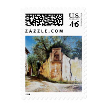 AFTERNOON IN RIMAGGIO / Tuscany View Postage