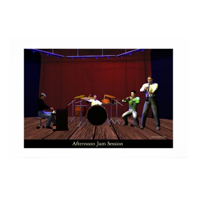 Afternoon Jam Session Poster by mbscreator