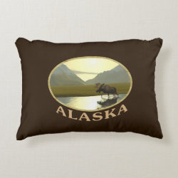 Afternoon Moose Accent Pillow