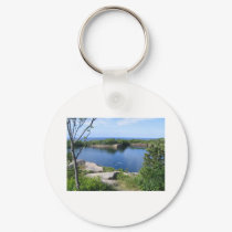 Afternoon On the Lake at Halibut Point Rockport keychains by rlacow Afternoon On the Lake at Halibut Point Rockport keychains