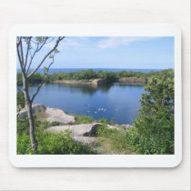 Afternoon On the Lake at Halibut Point Rockport mousepads by rlacow Afternoon On the Lake at Halibut Point Rockport mousepads